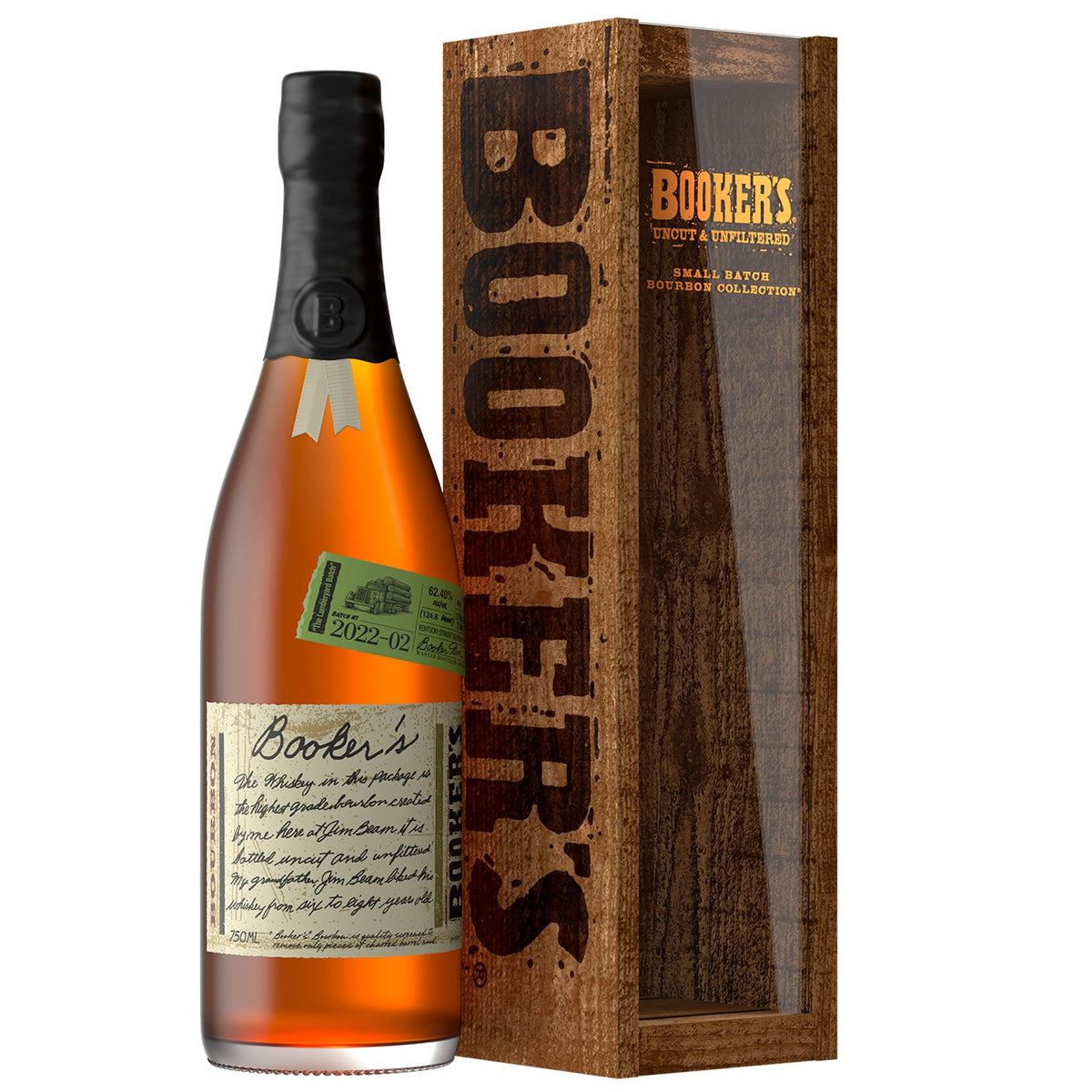 Booker's Batch 2022-02 'The Lumberyard Batch' Kentucky Straight Bourbon Whiskey (750ml)