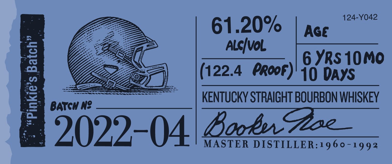 Booker's Batch 2022-04 'Pinkie's Batch' Kentucky Straight Bourbon Whiskey (750ml)