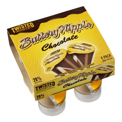 Twisted Shotz Buttery Nipple Chocolate (4pk)