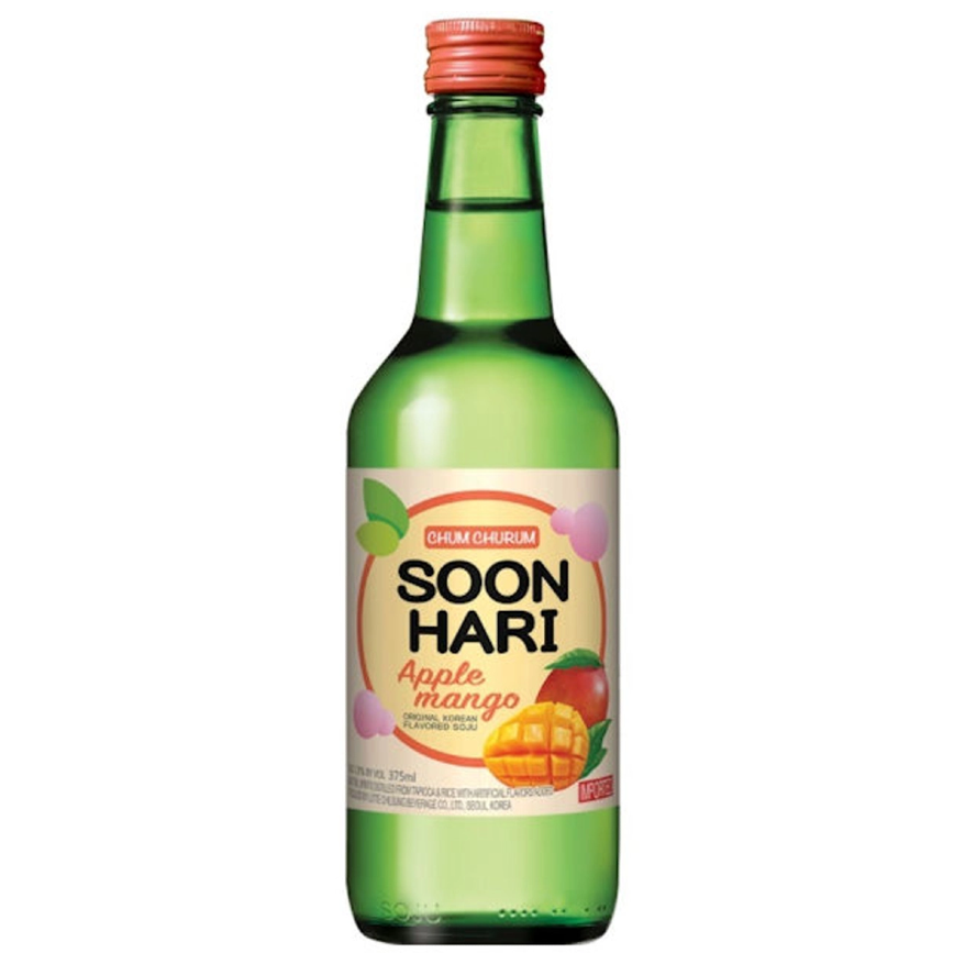 Chum Churum Soon Hari Apple Mango Flavored Soju (375ml)