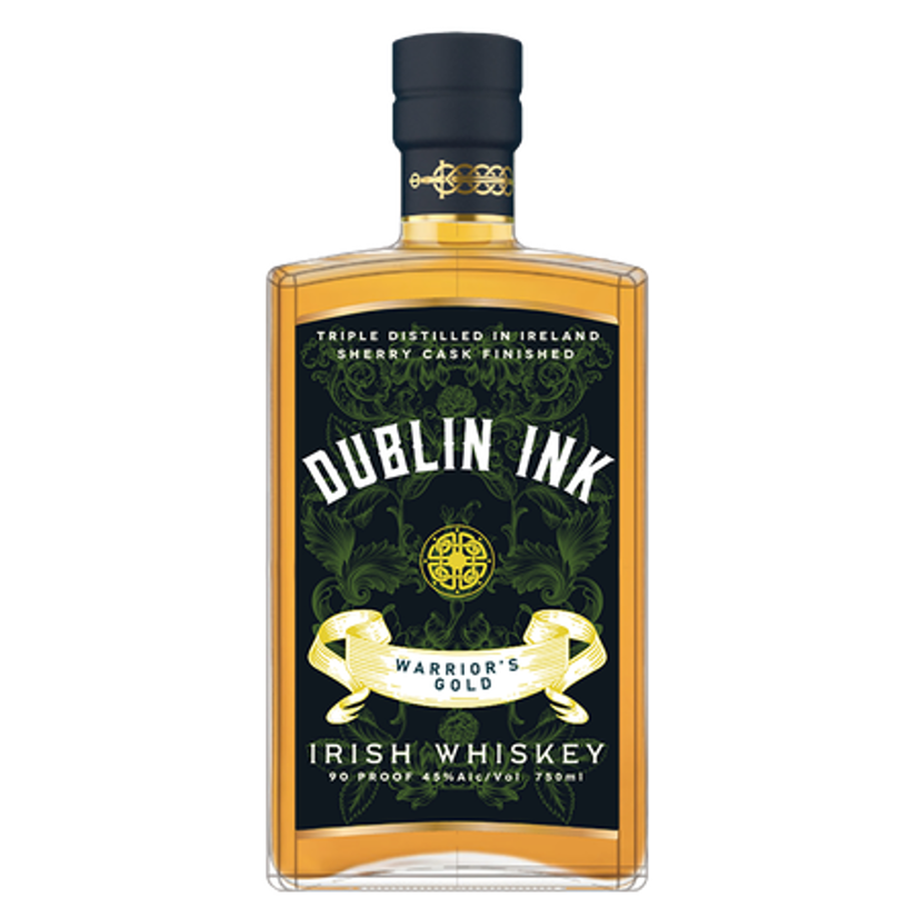 Dublin Ink Warrior's Gold Irish Whiskey (750ml)