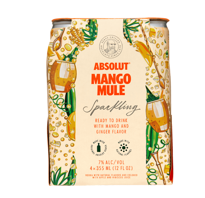 Absolut Mango Mule Cocktails (4pk)