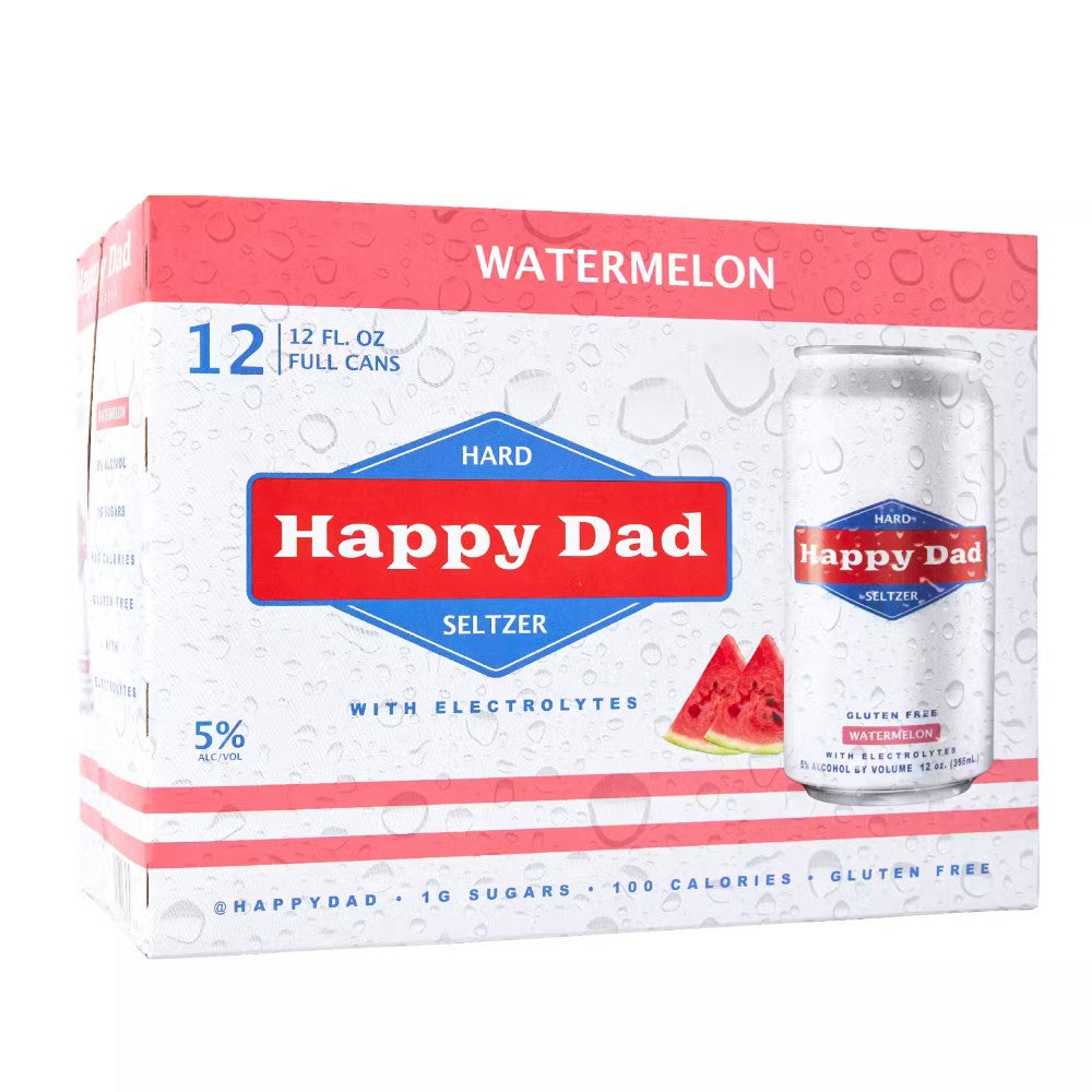Happy Dad Watermelon Hard Seltzer (12pk)