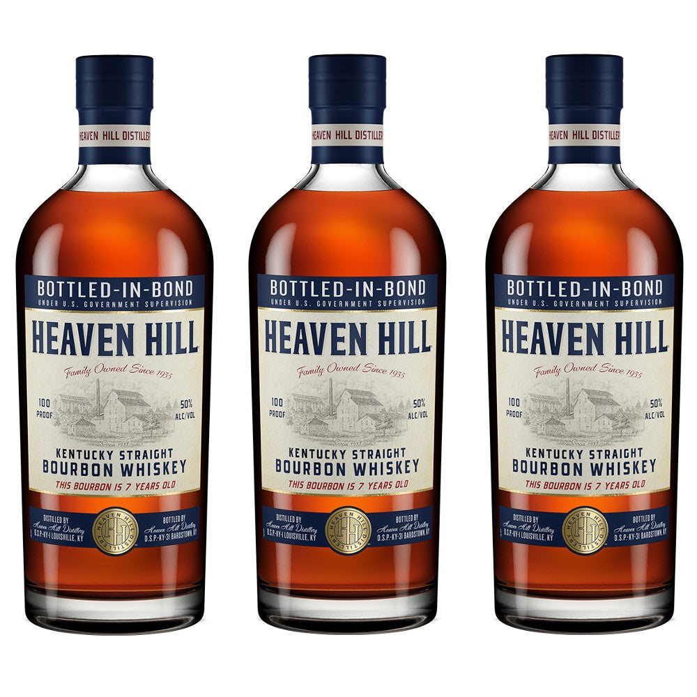 Heaven Hill Bottled In Bond 7 Year Bourbon Whiskey Bundle (750ml)