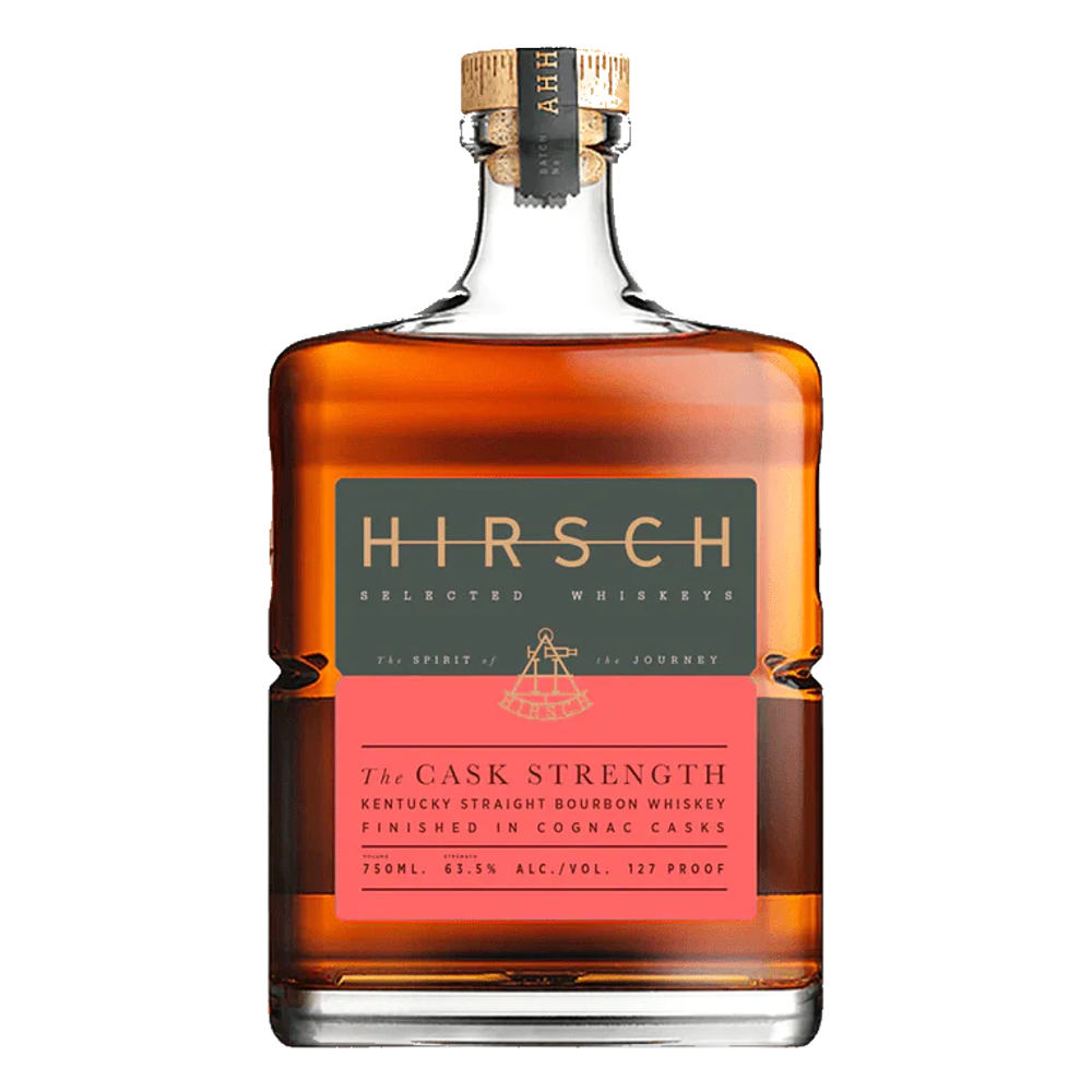 Hirsch "The Cask Strength" Straight Bourbon Whiskey Finished in Cognac Casks (750ml)