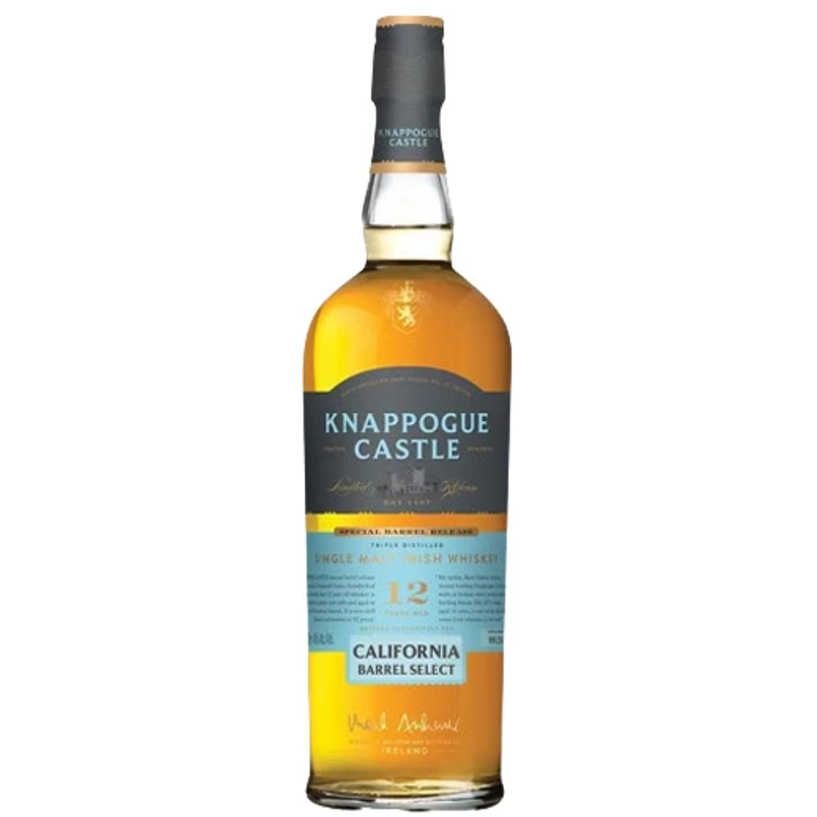 Knappogue Castle California Barrel Select 12 Year Irish Whiskey (750ml)