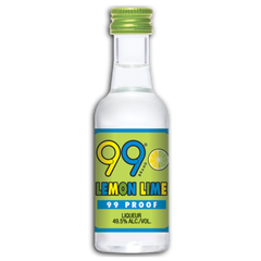 99 Brand Lemon Lime Liqueur (12x50ml)