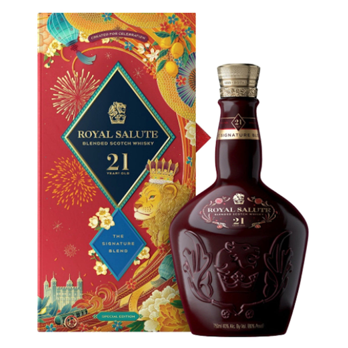Royal Salute Blended Scotch Whisky - Lunar New Year Special Edition Aged 21 Years (750ml)