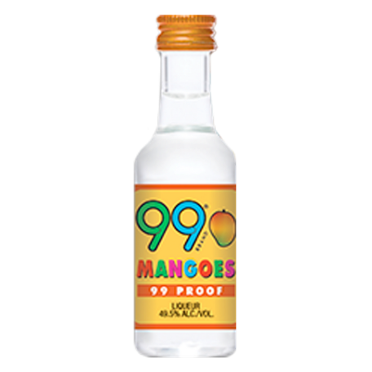 99 Brand Mangoes Schnapps Liqueur (12x50ml)