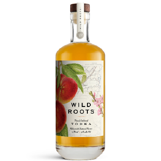 Wild Roots Peach Vodka (750ml) 