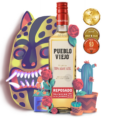 Pueblo Viejo Reposado Tequila (750ml)