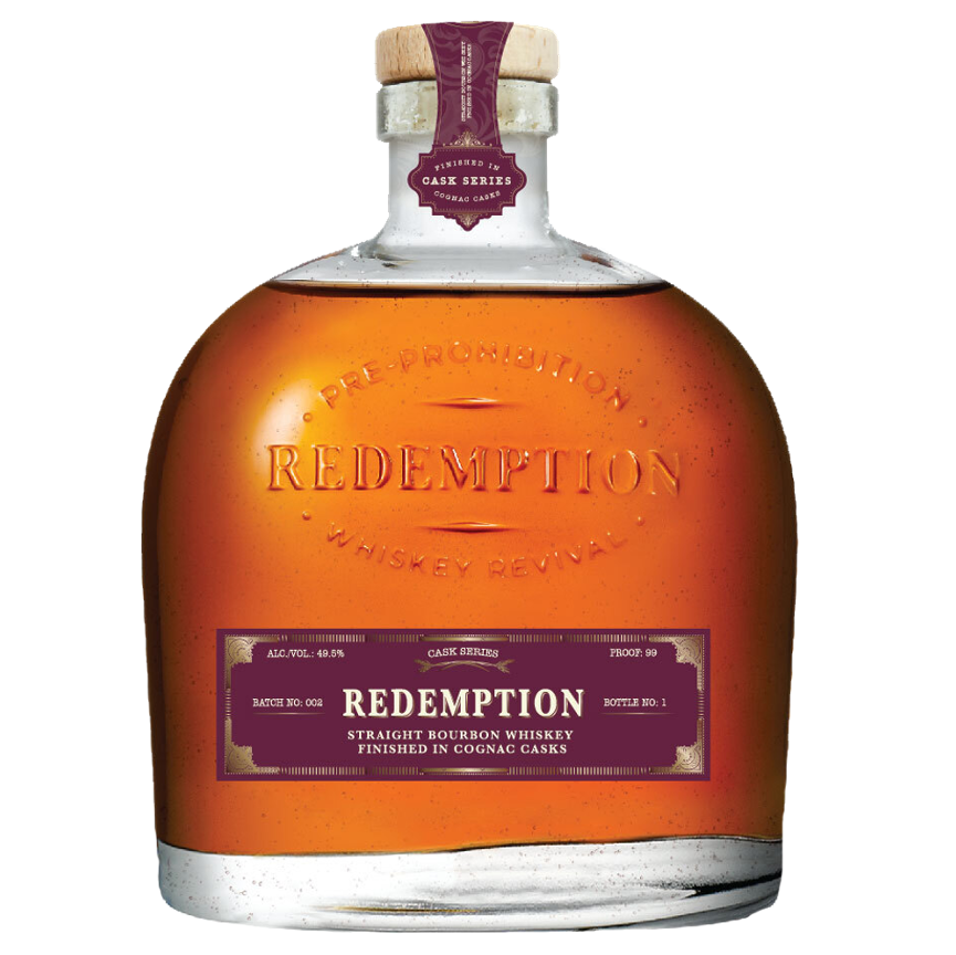 Redemption Bourbon Whiskey Finished in Cognac Casks (750ml)