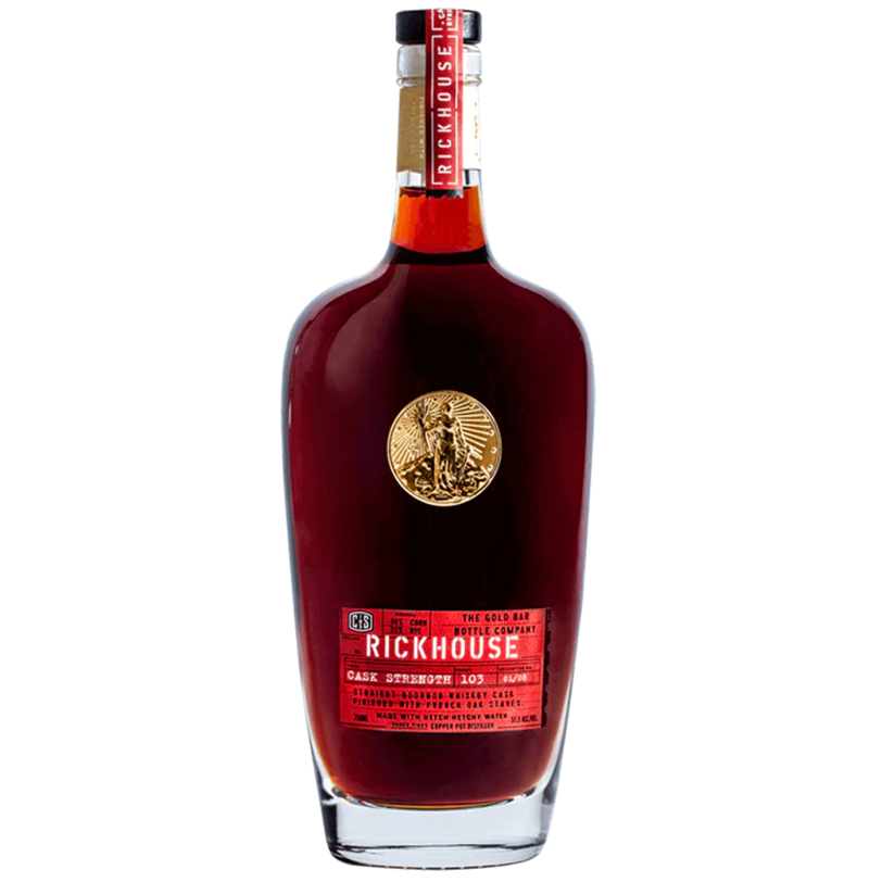 RickHouse Cask Strength Bourbon Whiskey (750ml)