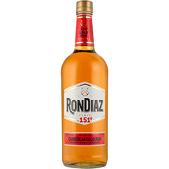 Ron Diaz 151 Proof Caribbean Gold Rum (750ml)