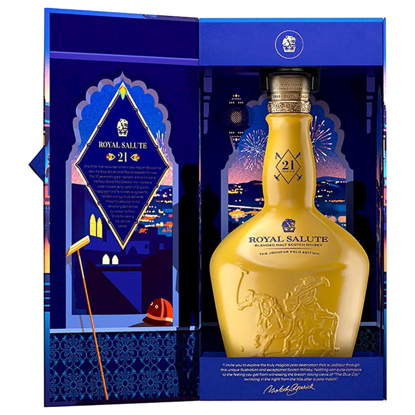 Royal Salute Blended Scotch Whisky -The Jodhpur Polo Edition Aged 21 Years (750ml)
