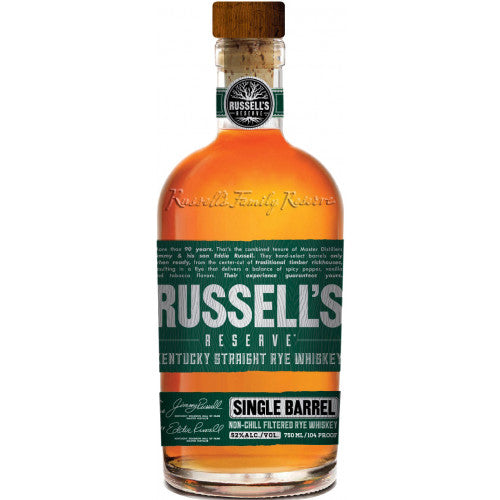Russell's Reserve Single Barrel Kentucky Straight Rye Whiskey (750ml)