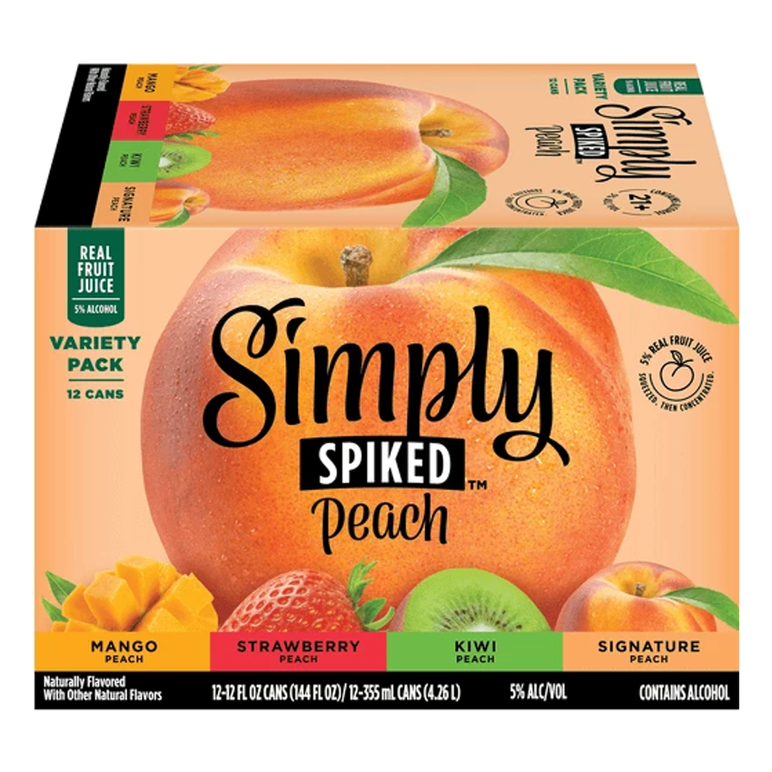 Simply Spiked Peach Variety Pack (12pk)