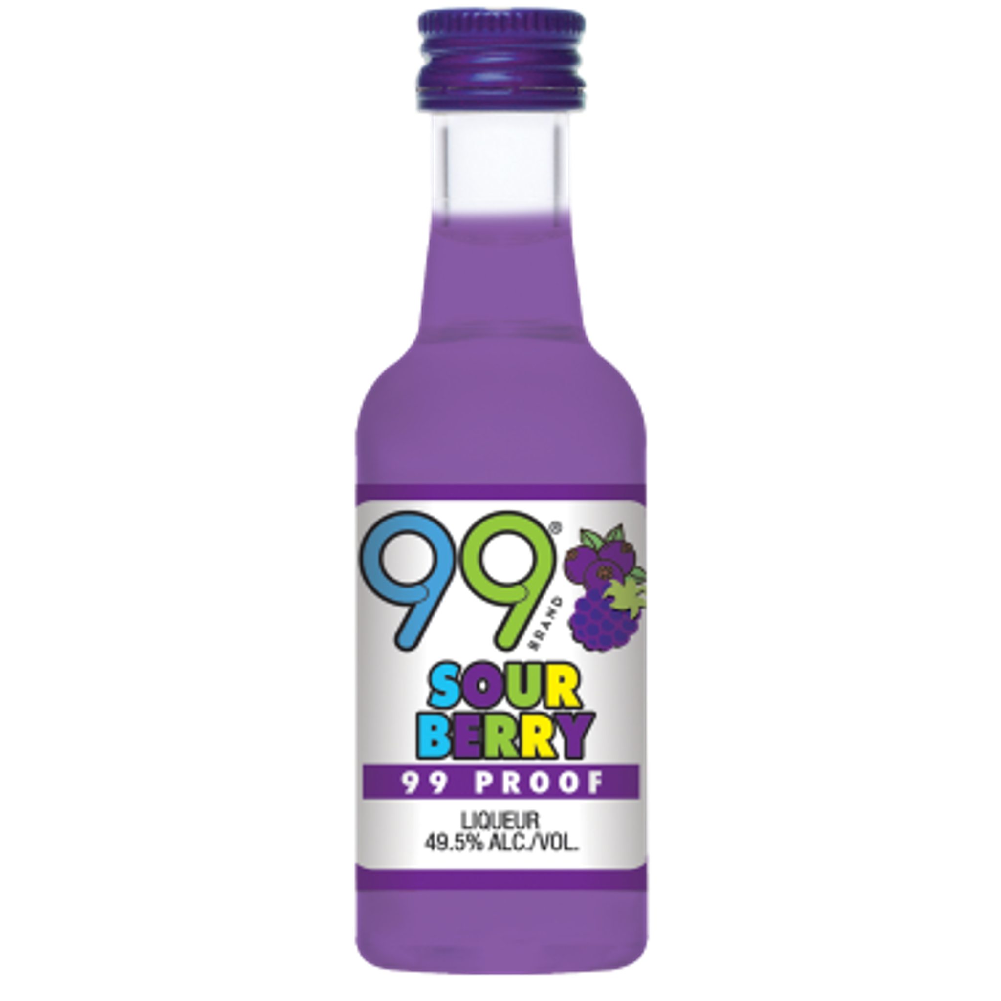99 Brand Sour Berry Liqueur (12x50ml)