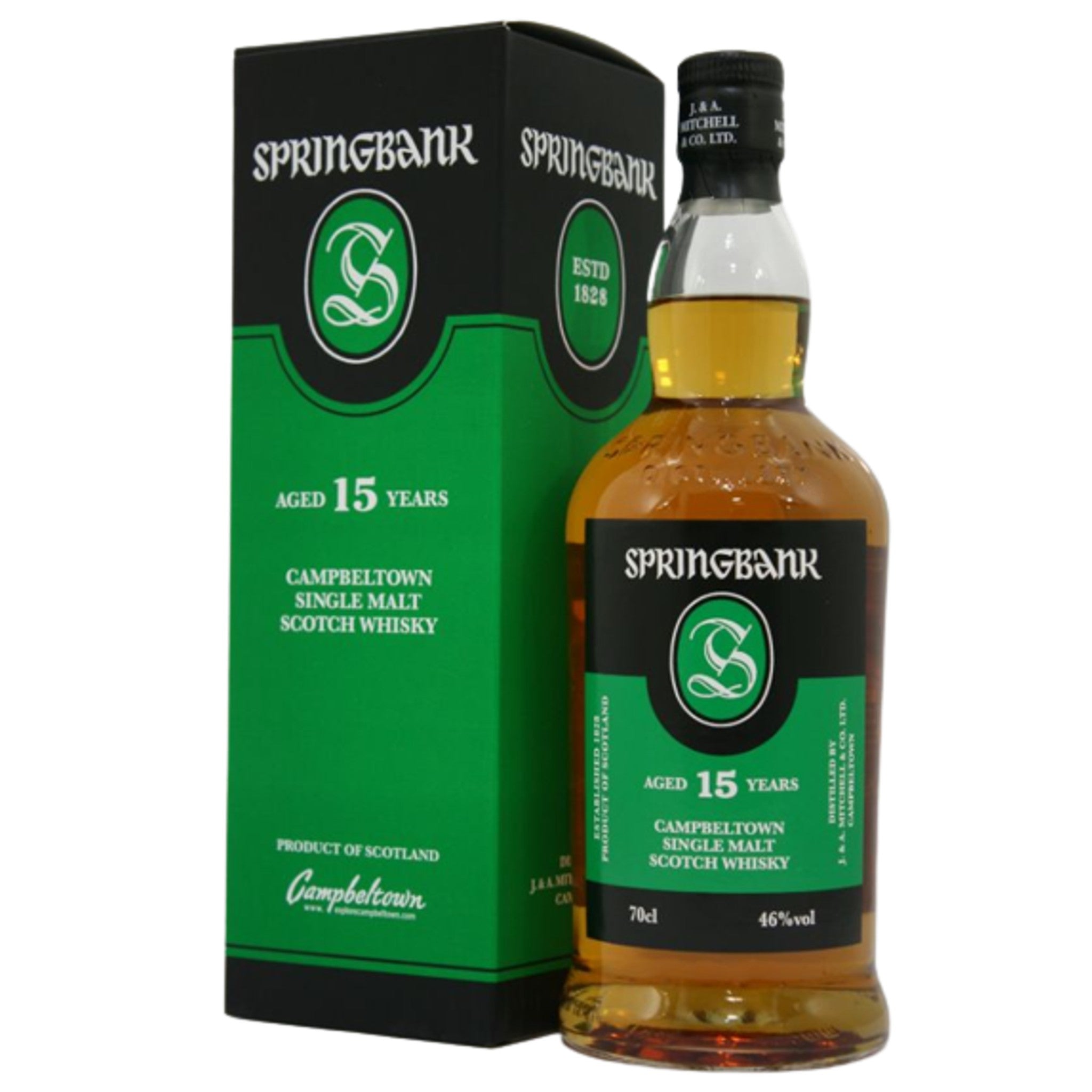 SpringBank 15 Year Old Single Malt Scotch Whisky (700ml)