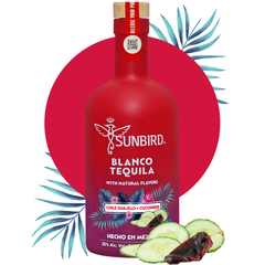 Sunbird Chile Guajillo + Cucumber Blanco Tequila (750ml)