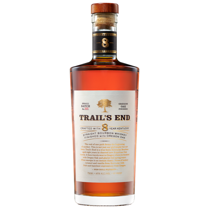 Trail's End 8 Year Bourbon Whiskey Finished with Oregon Oak (750ML)