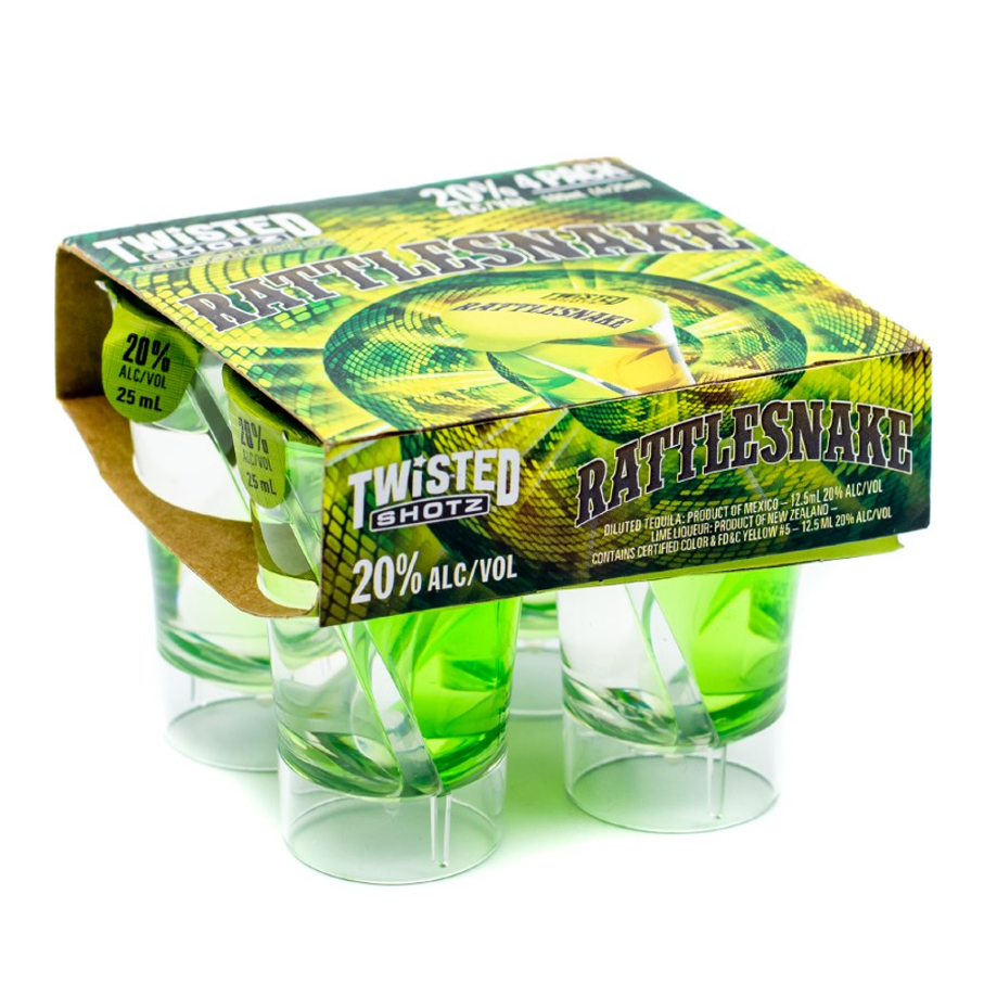 Twisted Shotz Rattlesnake (4pk)