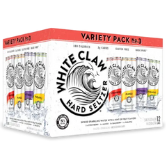 White Claw Variety Pack No.3 Hard Seltzer (12pk)