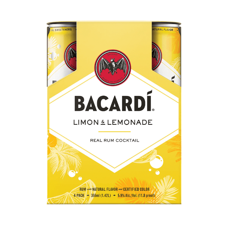 Bacardi Cocktail Limon & Lemonade (4pk)